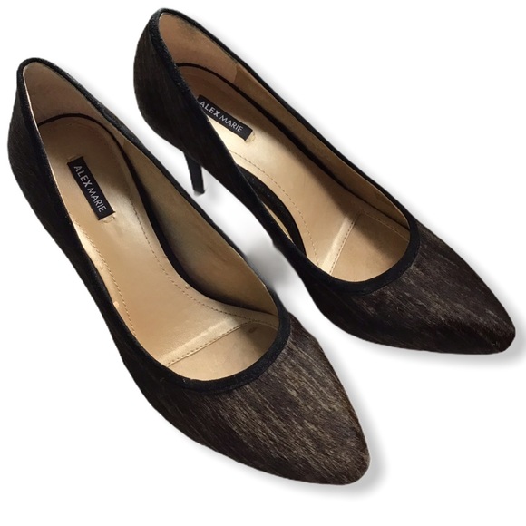 Alex Marie Shoes - Alex Marie EUC Calf Hair Heels 9M Alex Marie Shoes Dressy